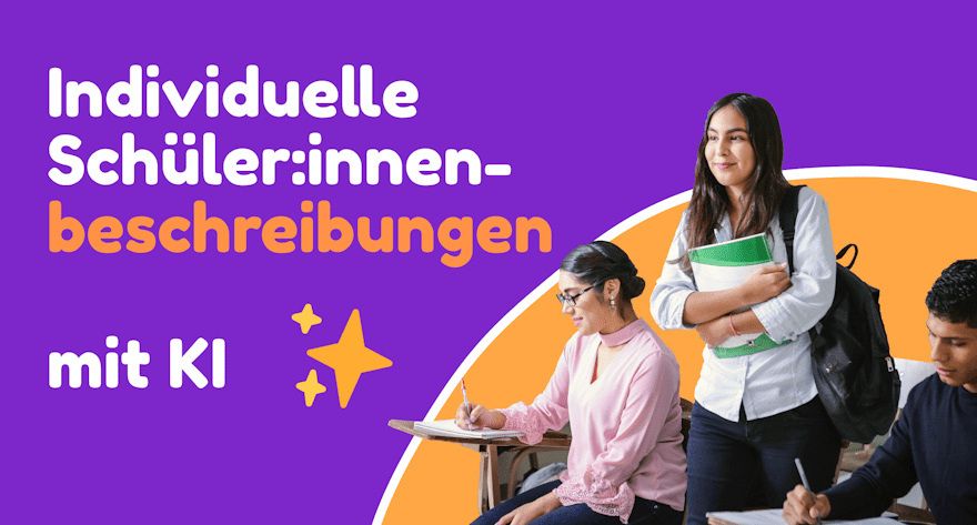 Eine Schülerin im Klassenzimmer