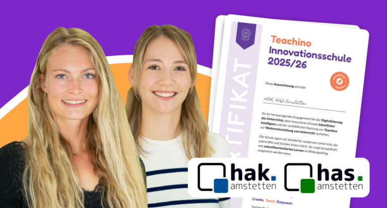 Nancy und Vanessa von der HAK, HAS Amstetten erzählen über Teachino