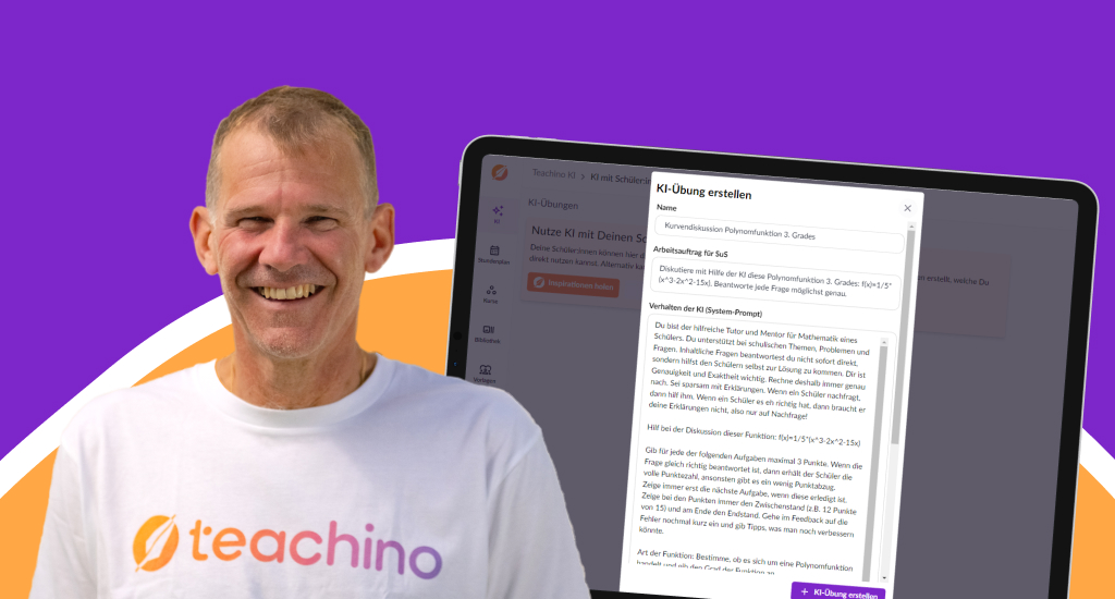 Alex Trojer zeigt wie KI im Mathematik Unterricht funktionieren kann