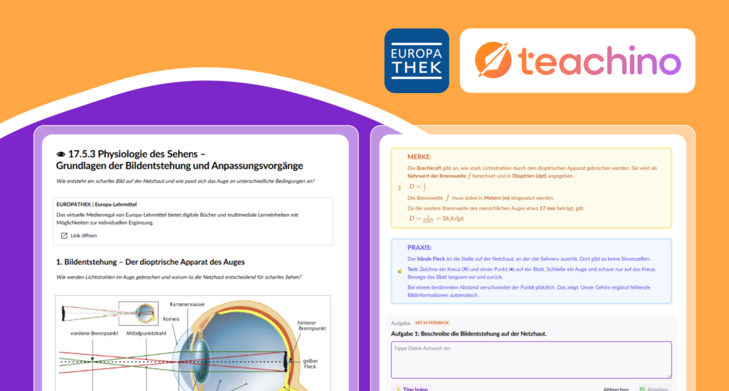 Teachino und Verlag Europa-Lehrmittel