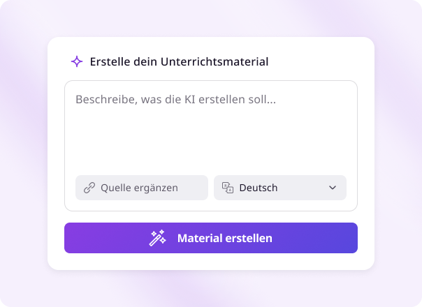Unterrichtsmaterial mit KI erstellen